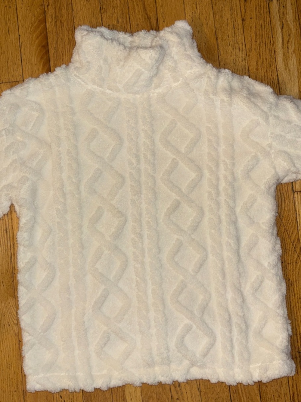 Eddie Bauer Women’s Ultrasoft Fleece Mock Neck Sweater - Ivory - Medium
